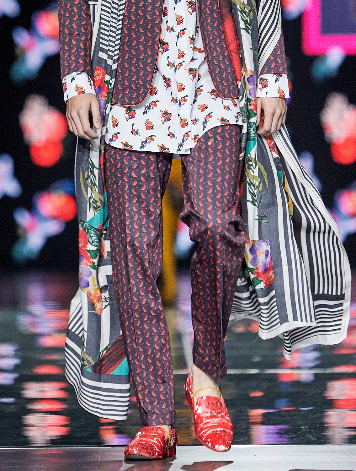 All-over Printed Mens Trousers