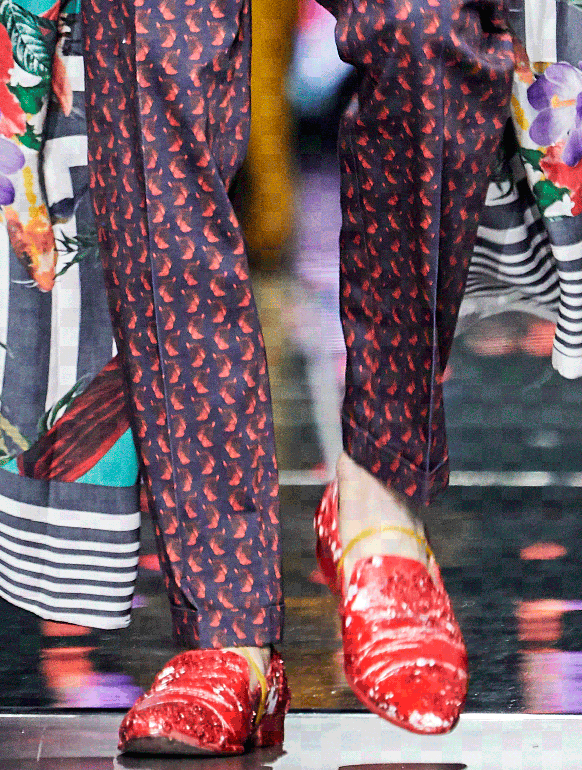 All-over Printed Mens Trousers