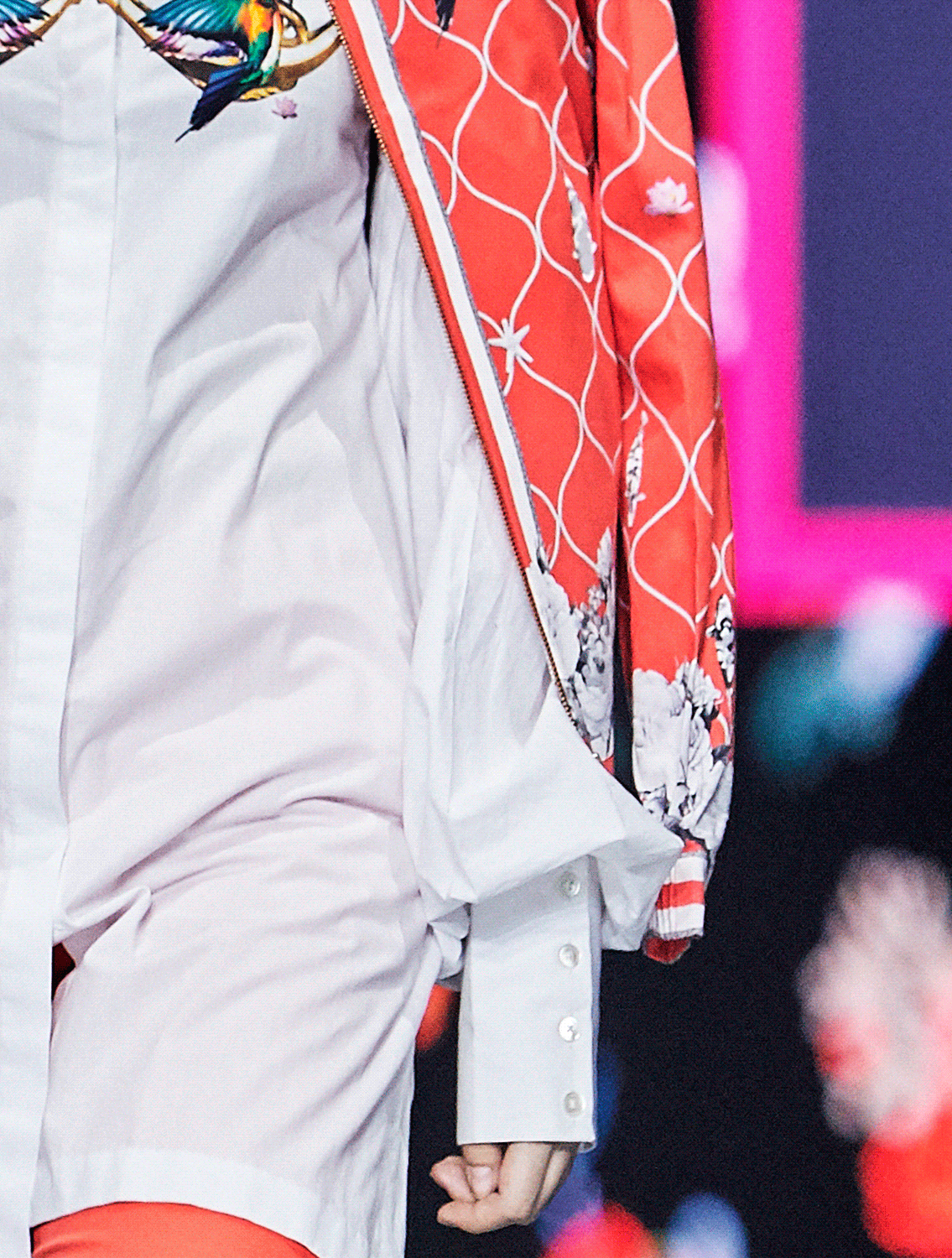 Eldoris Engineered Print Shirt Cuff