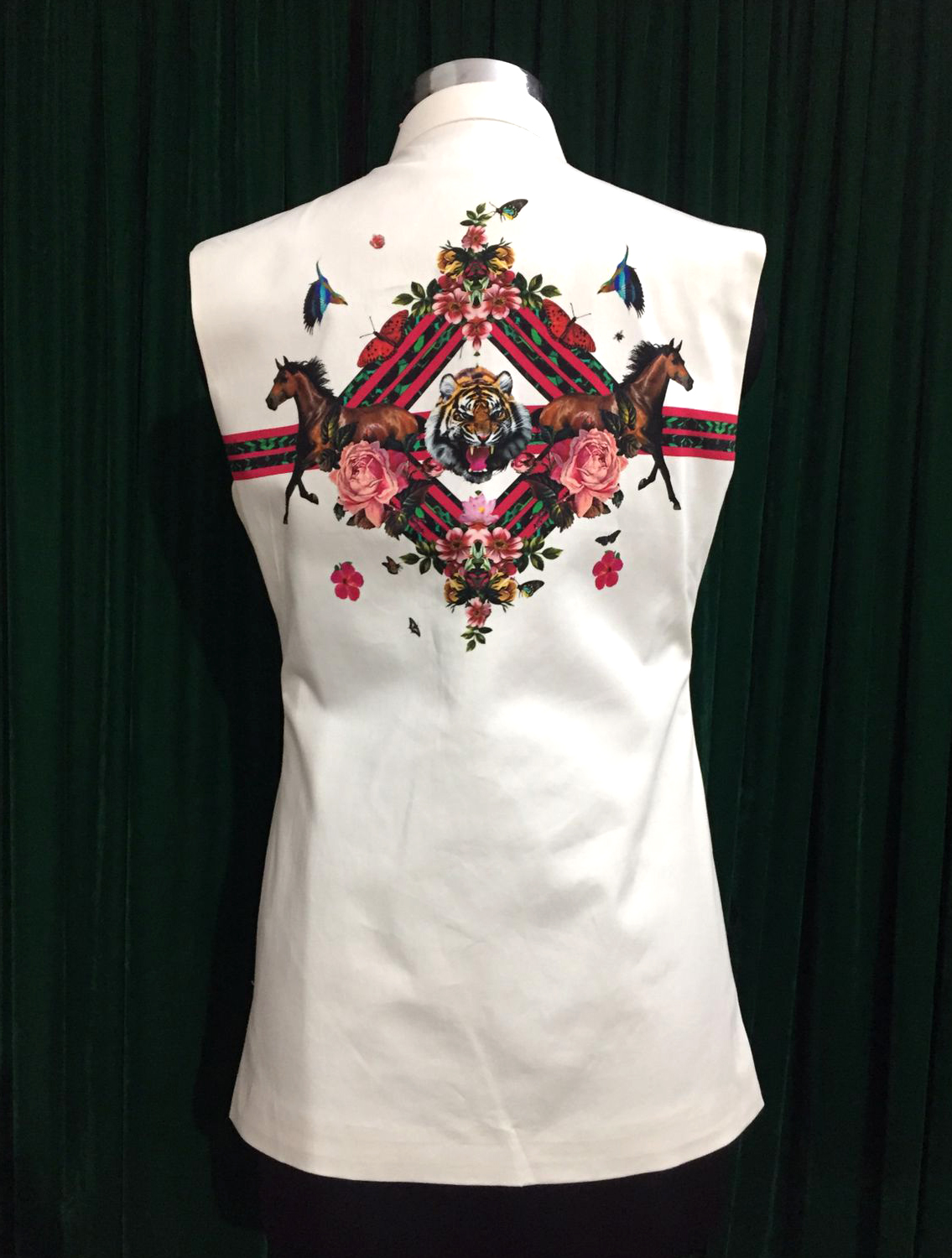 Peacock Tiger Waistcoat