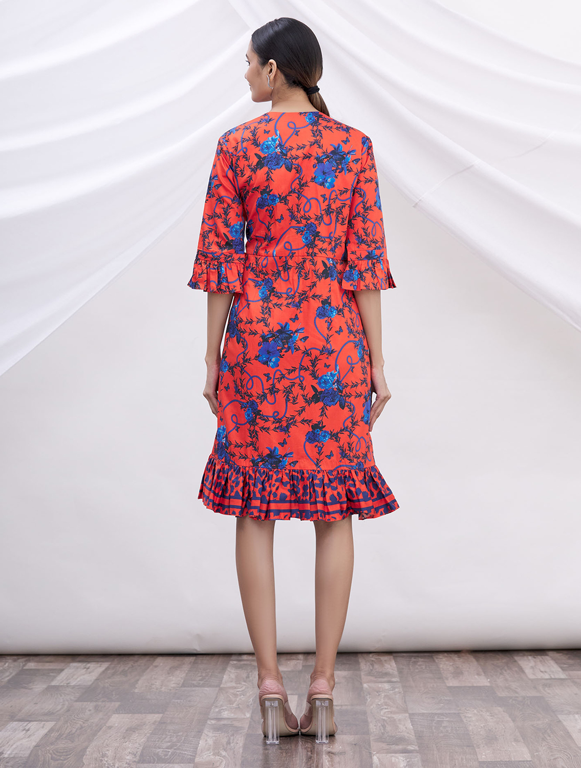 Senorita Printed Wrap Dress