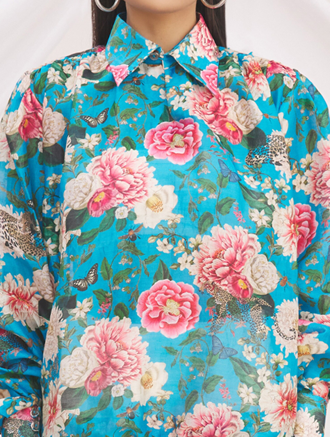 Aphrodite Silk Top and Wrap Skirt Set