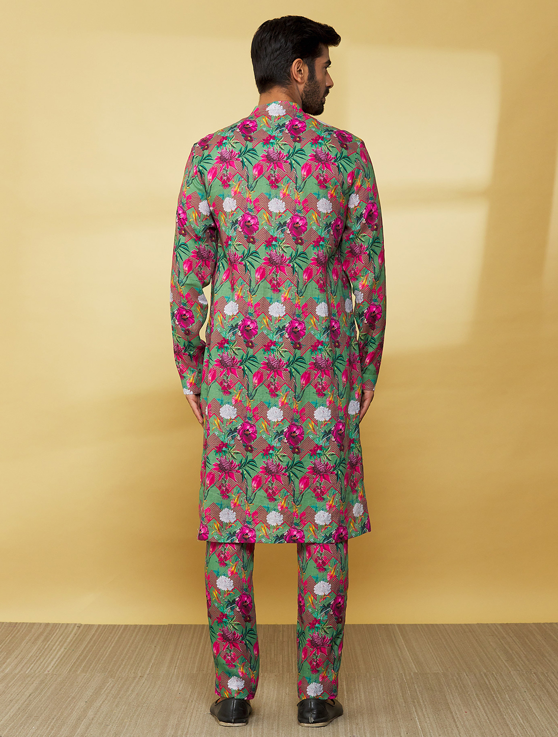 Arya Printed Linen Kurta Pant