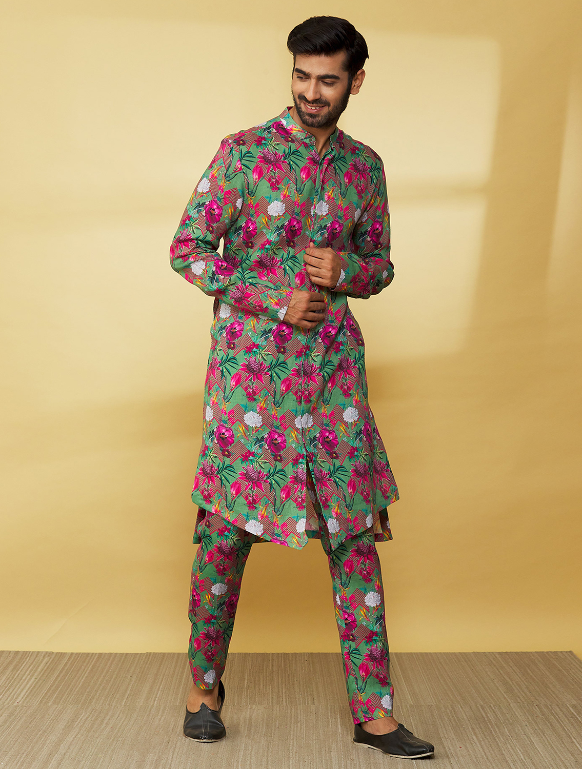Arya Linen Kurta Pant Set