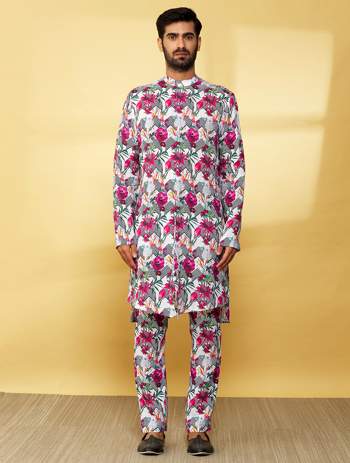 Arz Linen Kurta Pant Set