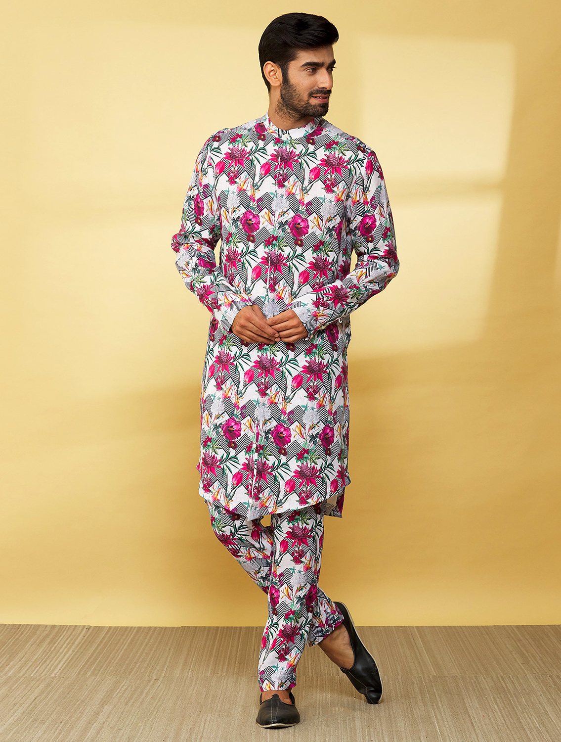 Arz Printed Linen Coord Set