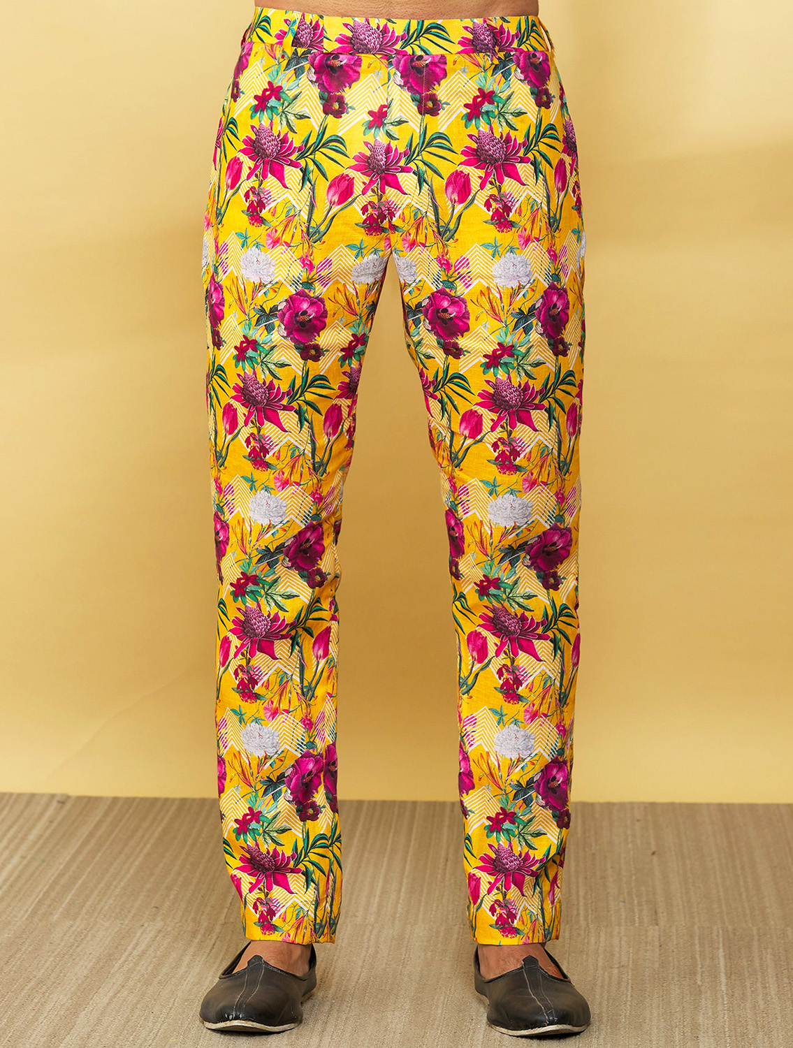 Arhaan Printed Linen Pant