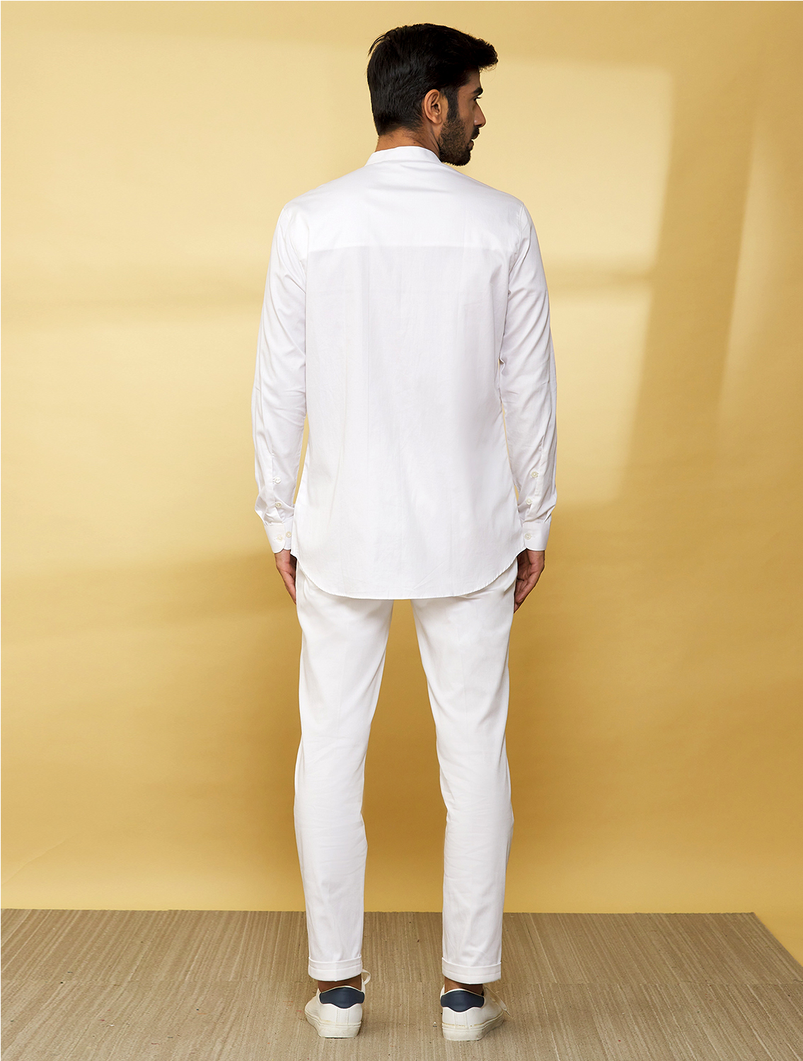 PatKamal White Centre Printed Shirt