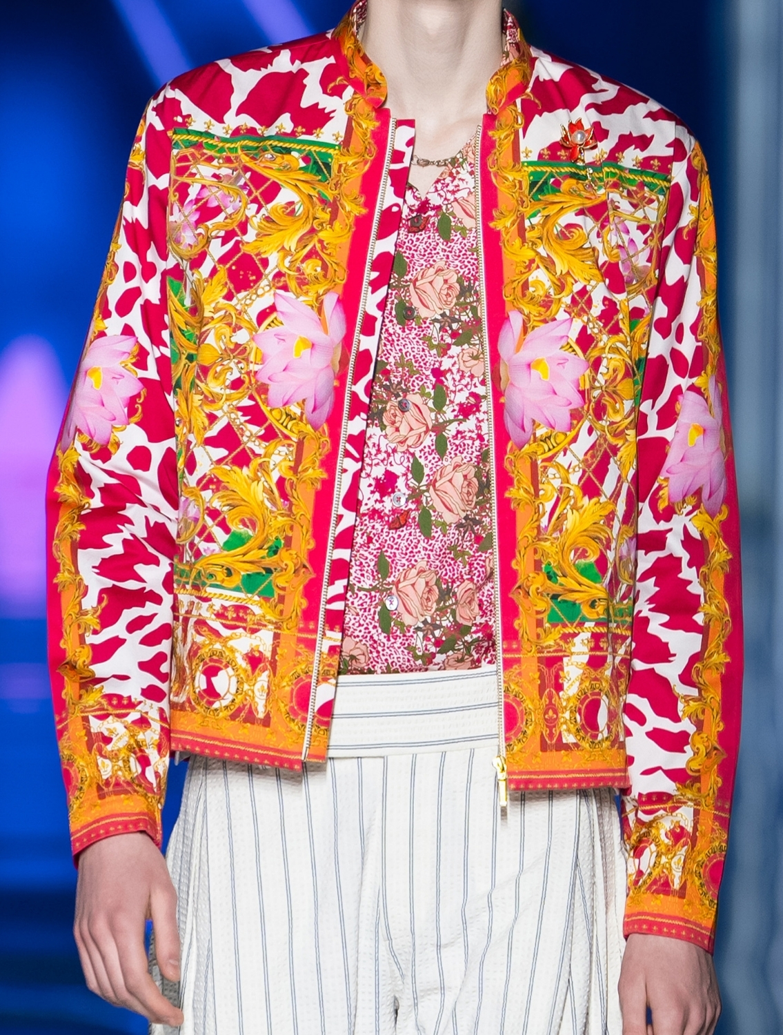 Gillard Engineered Printed Bomber Jacket