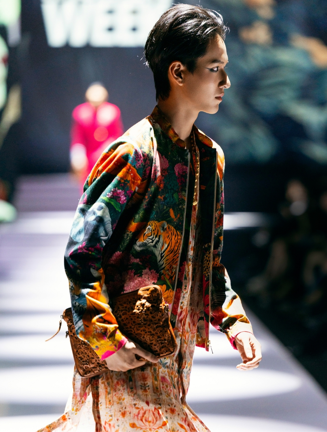 Stratus Engineered Printed Bomber Jacket