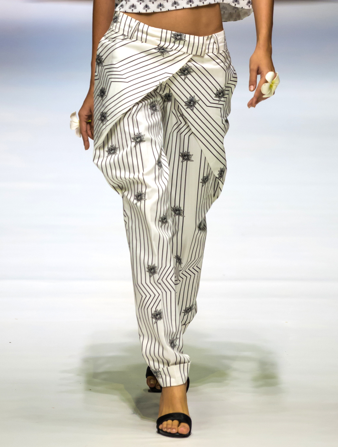 Jalaj Cross-Wrap Trousers