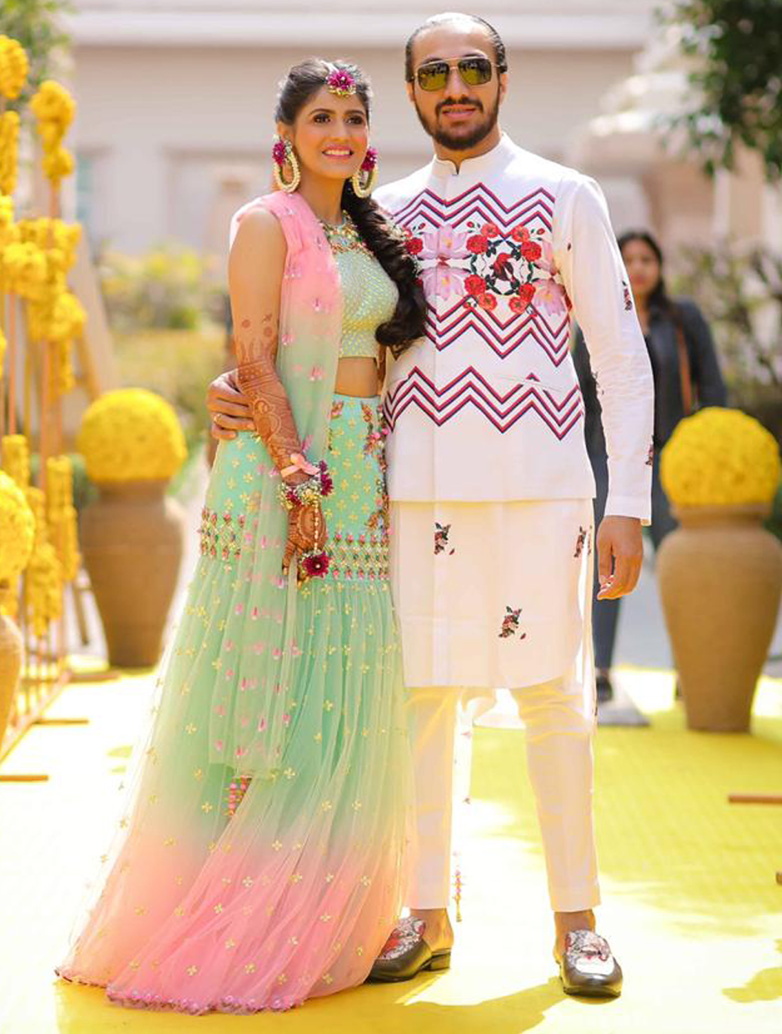 Daman Kurta Pyjama Bundi Wedding Set
