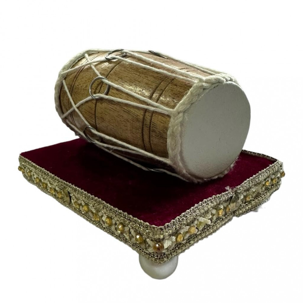 Image of Premium Handcrafted Dholak Miniature
