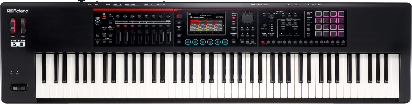 Roland Fantom-08 88-Keys Workstation Keyboard