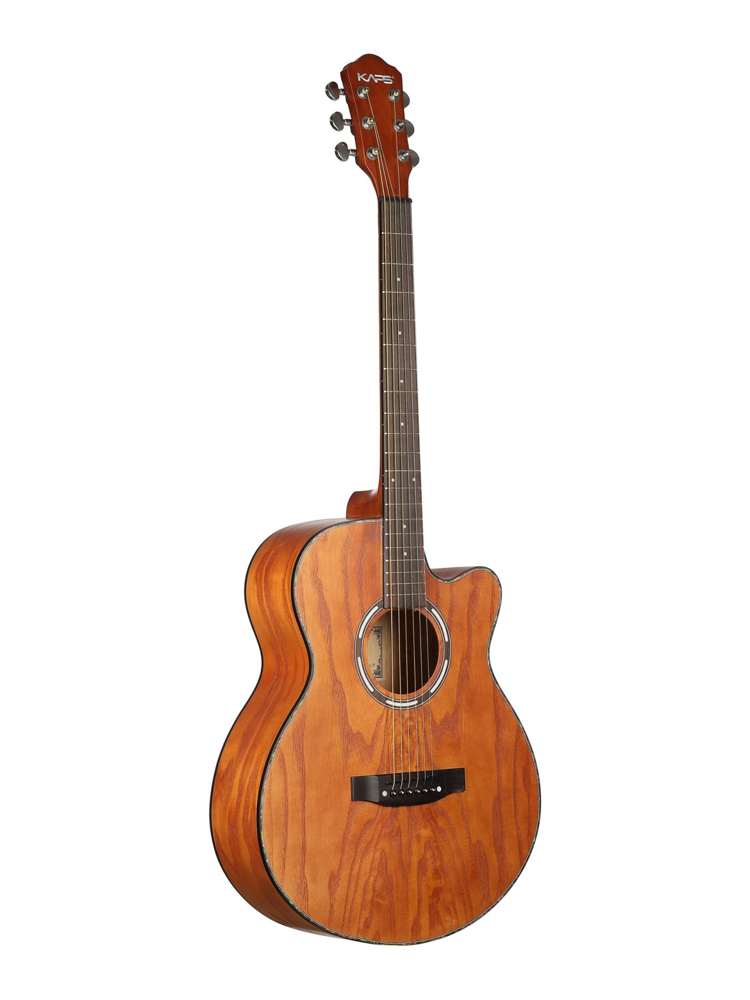 Kaps ST-100CAW Semi Acoustic Guitar Dark Brown