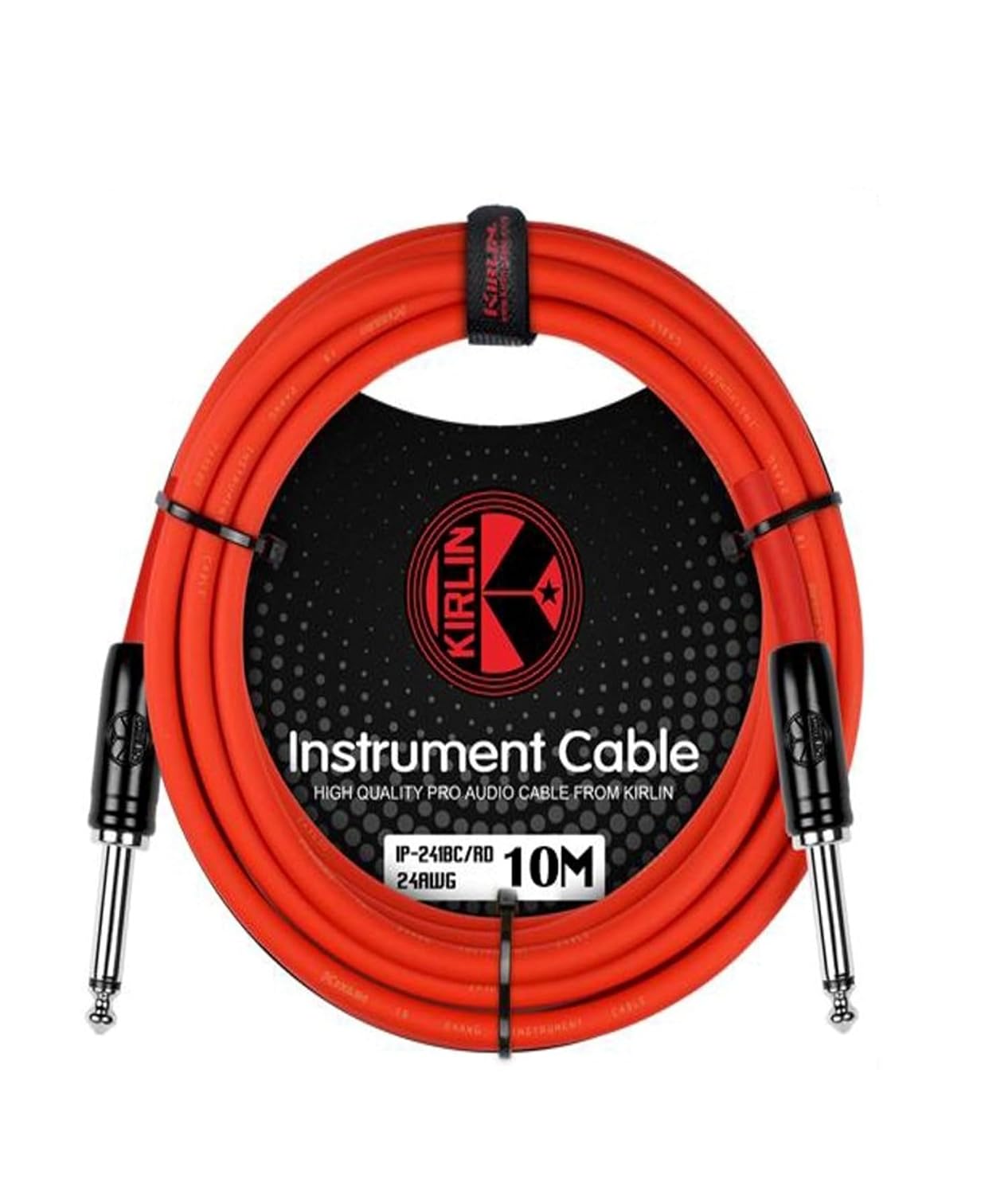 Kirlin Original 24 instrument cable 10Mtr IP- 241BC - RD