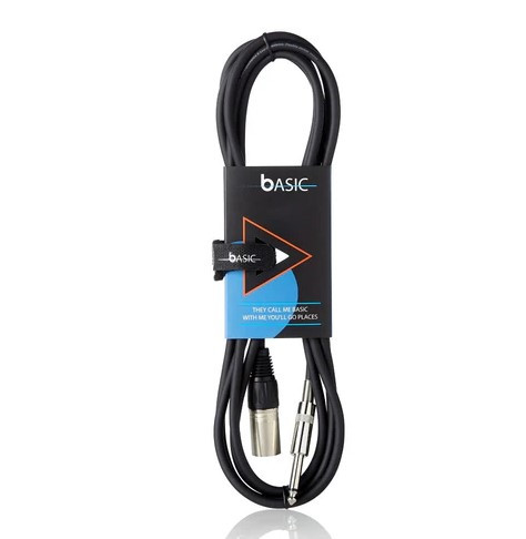 Bespeco BSMM500 XLR 3P MaleJack Mono Microphone Cable