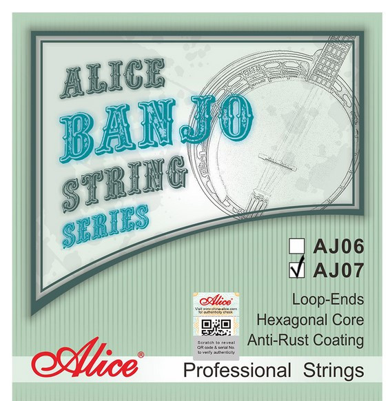 Alice AJ07 4-Strings Banjo Sting Set