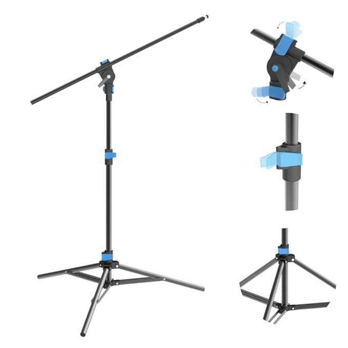 Chetty MT22 Floor stand wfolding base  telescopic boom