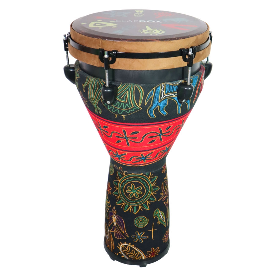 Clapbox DB105 Djembe - 12 inches Machine Head Tuning With bag