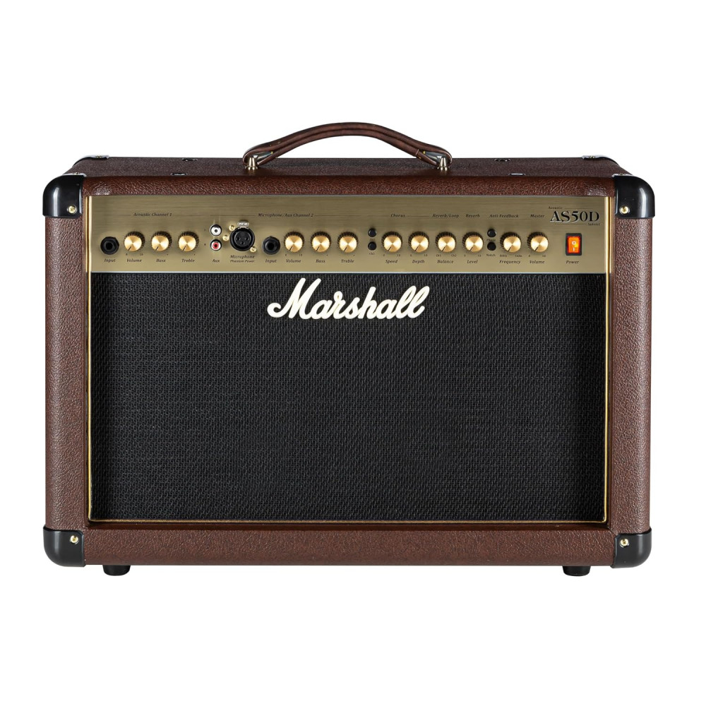 Image of Marshall Acoustic Soloist AS50D 50 Watt Acoustic Guitar Amplifier