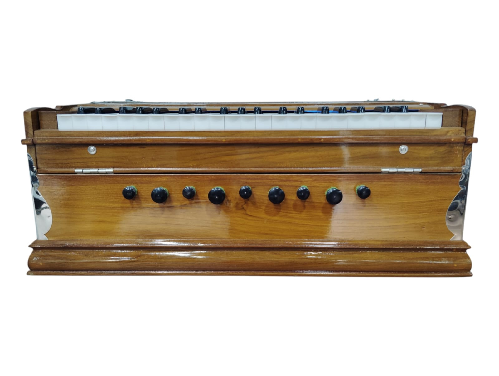 Harmonium 9 Stops 3 12 Octave Double Reed Coupler Natural Color