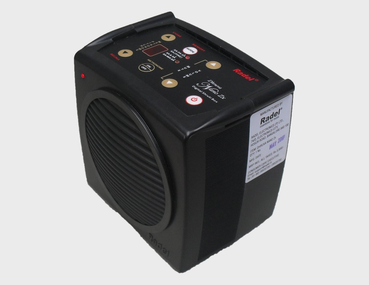 Radel Dhruva Nano ZX Electronic Sruti Box Sur-Peti