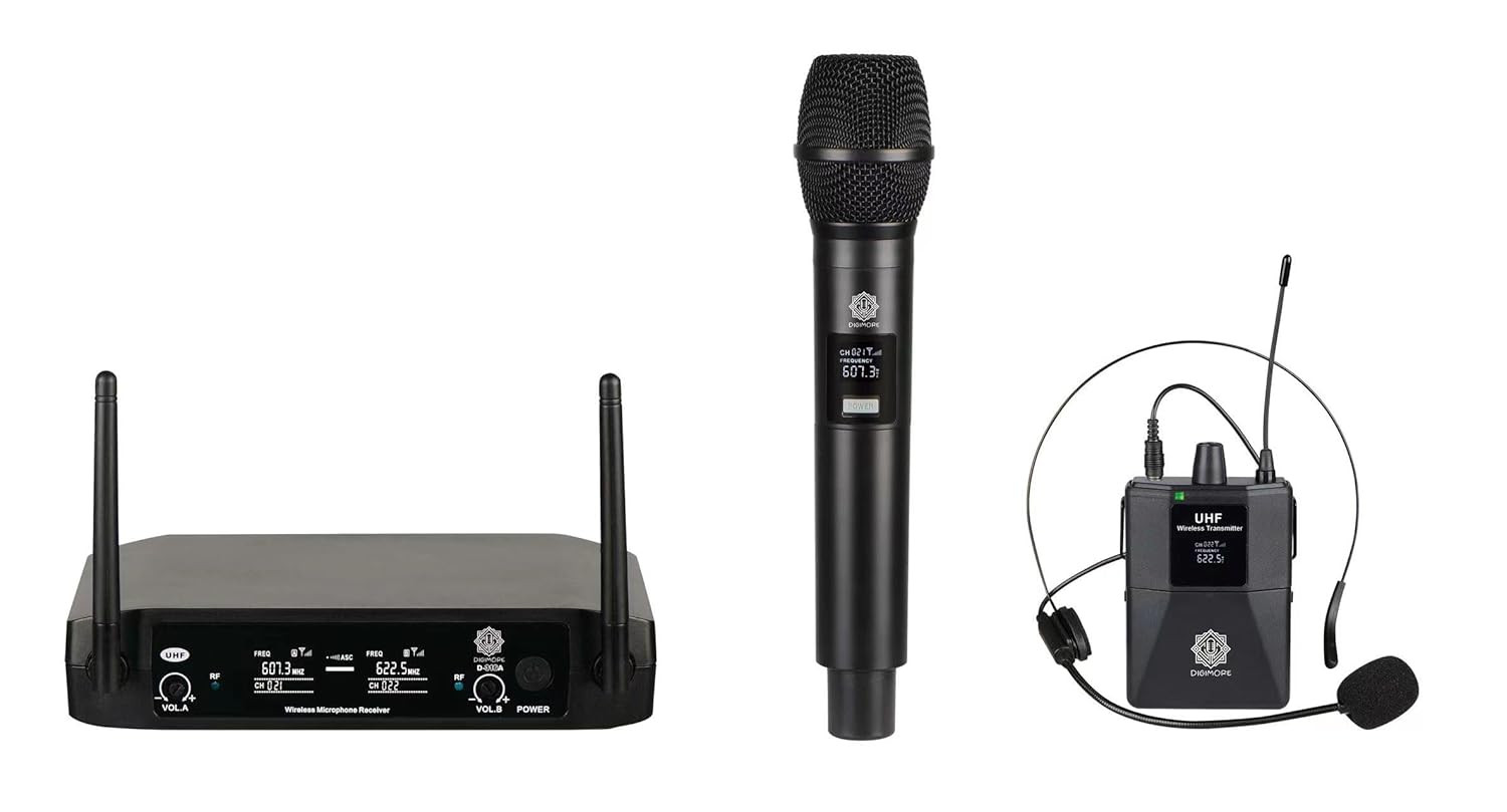 Digimore D316 UHF wireless microphone system