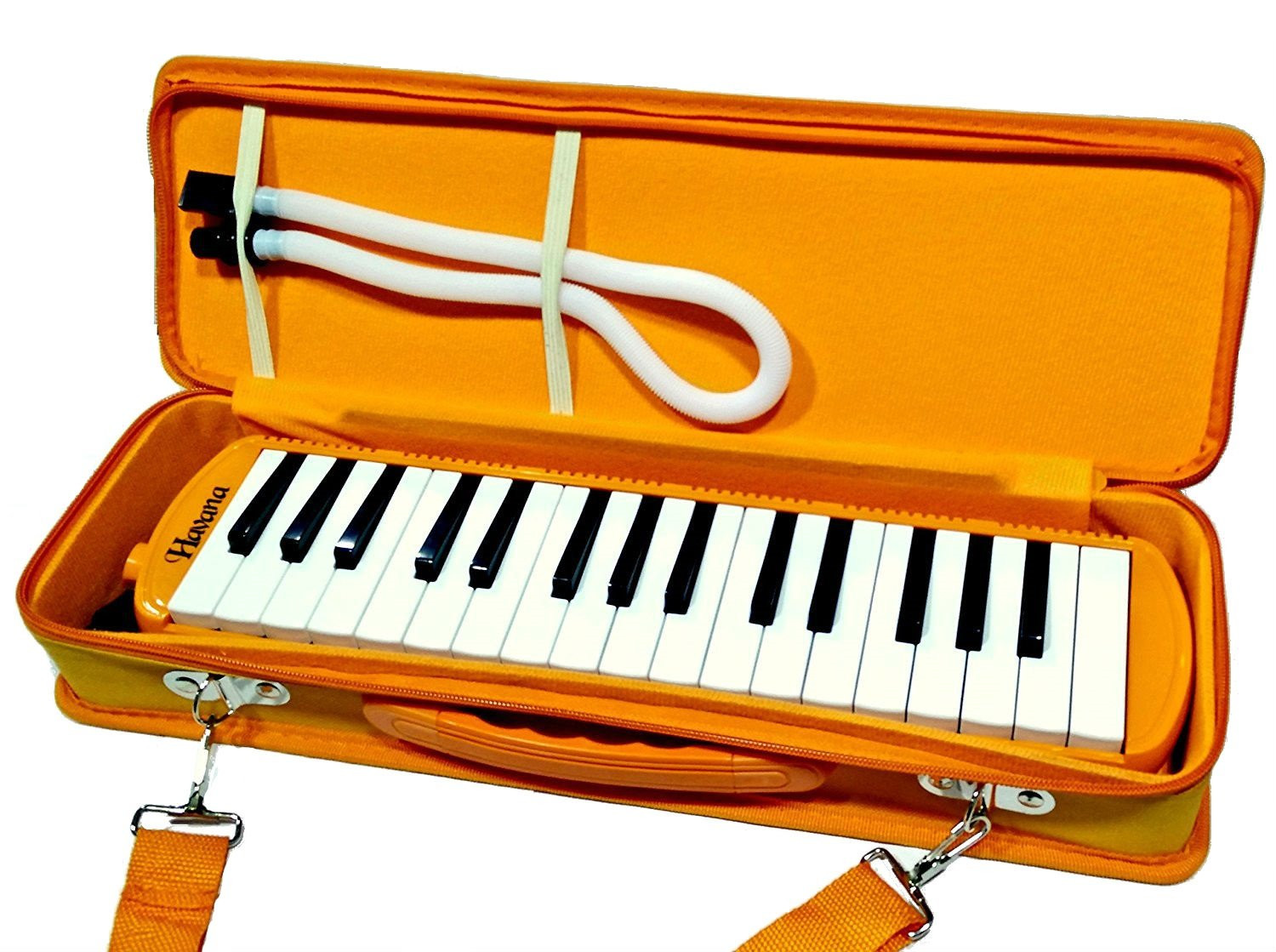 Havana 32 Keys Melodica with Hard Case Orange