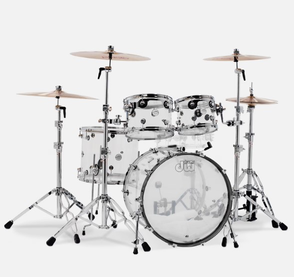 Design Series 4-Piece Shell Pack 22 Clear Acrylic Snare