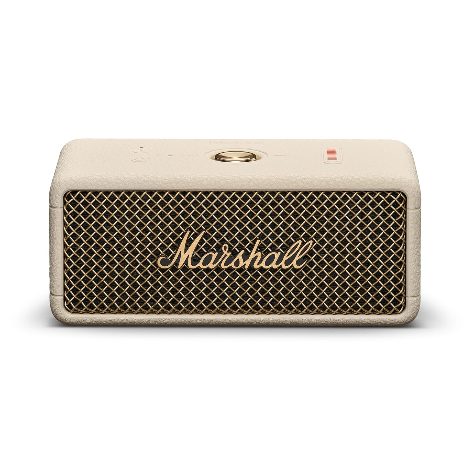 Marshall Emberton III Compact Portable Bluetooth Speaker with 32 Hours of Playtime 360 Sound Dust Waterproof IP67 Cream