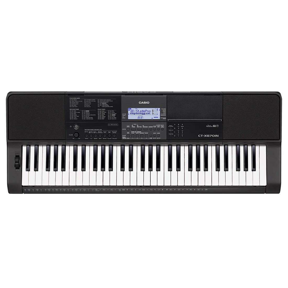 Casio Electronic Keyboard CT-X870IN 61 Keys Touch Sensitive Keyboard With Adapter