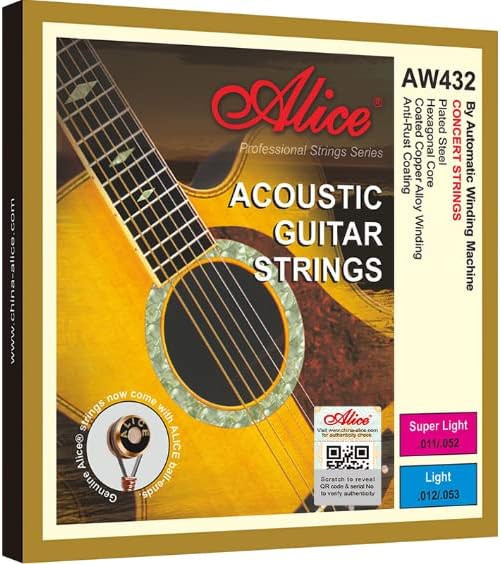 Alice AW432-SL Acoustic Guitar Strings 11-52