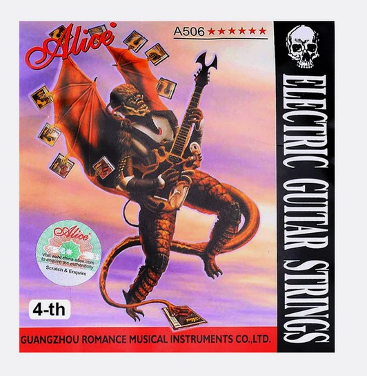 Alice Electric Guitar String A506 - 4TH String