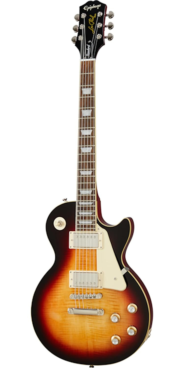 Epiphone Les Paul Standard 60s 6 String Right Handed Electric Guitar Inspired by Gibson Series Bourbon Burst