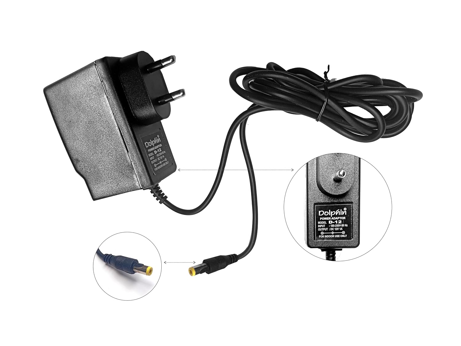 Dolphin D-12 AC Adaptor 12V Power Adaptor for Yamaha Keyboard