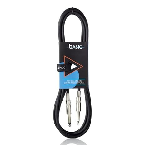 Bespeco BS1000 Basic Series Instrument Cable Mono 10-MTR