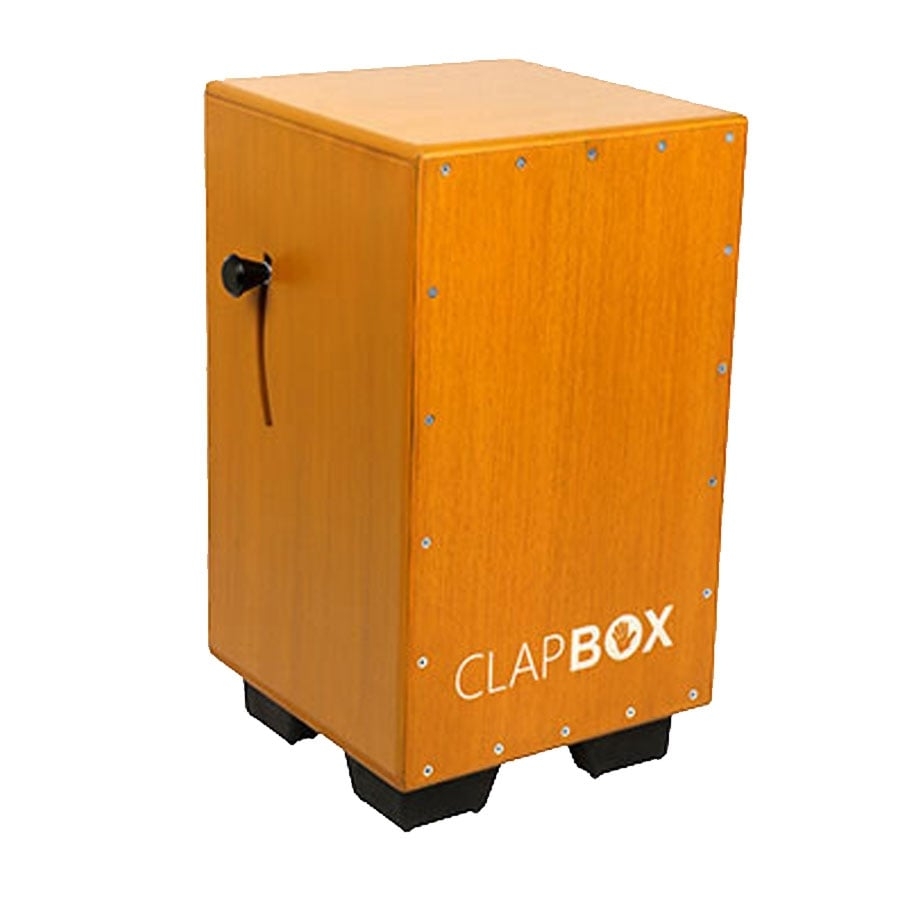 Clapbox Adjustable Snare Cajon CB40- Yellow Birch Wood H50 W30 L30 - 3 Internal Snares