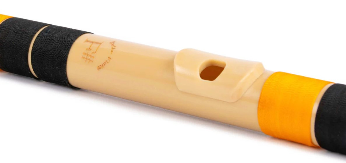 Radhe Flutes PVC Fiber F Sharp Bansuri Base Octave 27inches