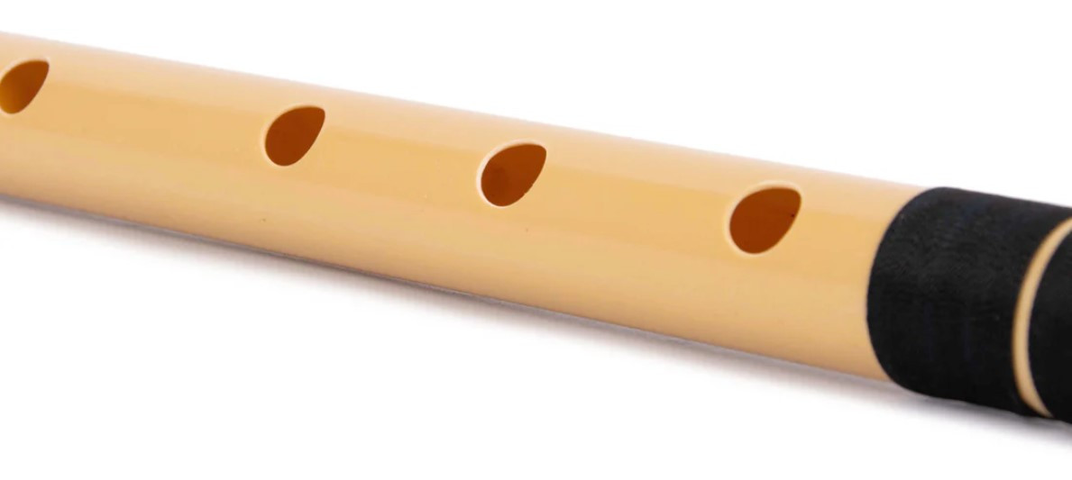 Radhe Flutes PVC Fiber D Sharp Bansuri Double Base Octave 31inches