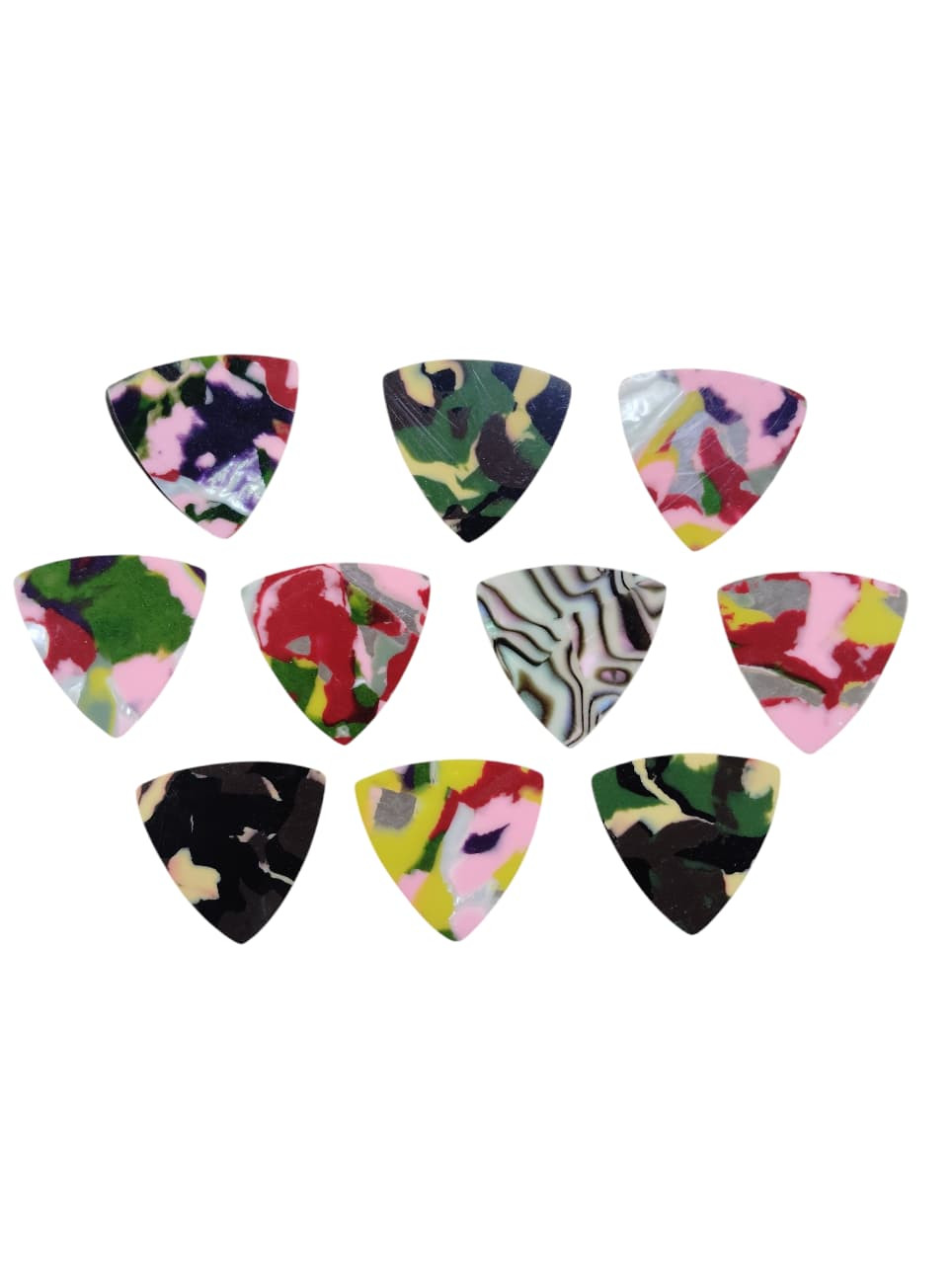 10Pcs PICKS SALULIGHT Guitar Picks 05mm Compatible with Electric Acoustic Bass Guitar and Ukulele