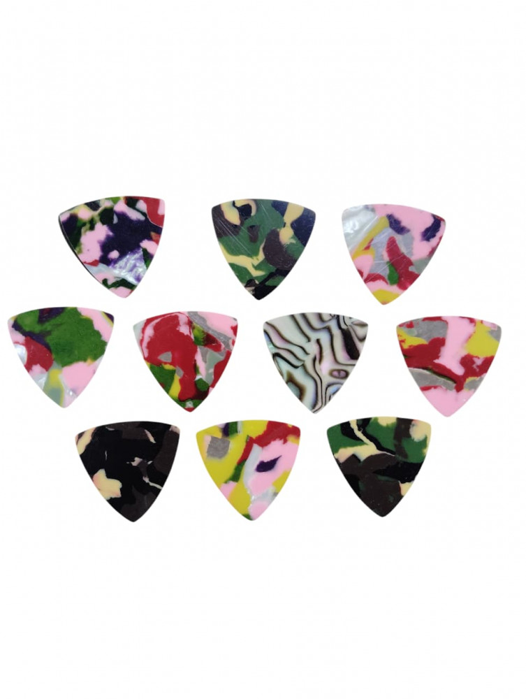 Image of 10Pcs PICKS SALULIGHT  Guitar Picks, 0.5mm, Compatible with Electric, Acoustic, Bass Guitar and Ukulele