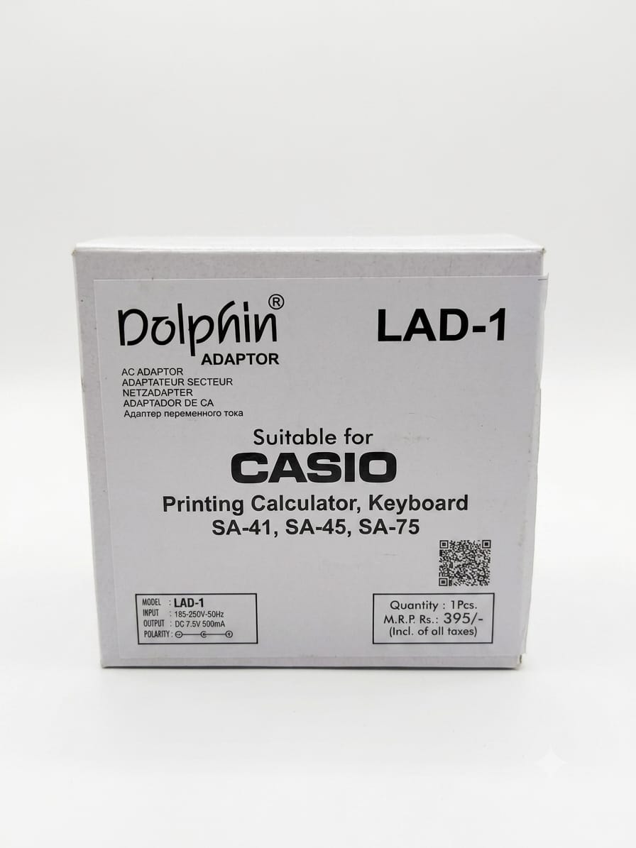 DOLPHIN LAD-1 DC-75V Adaptor For Casio SA41 SA45 SA35