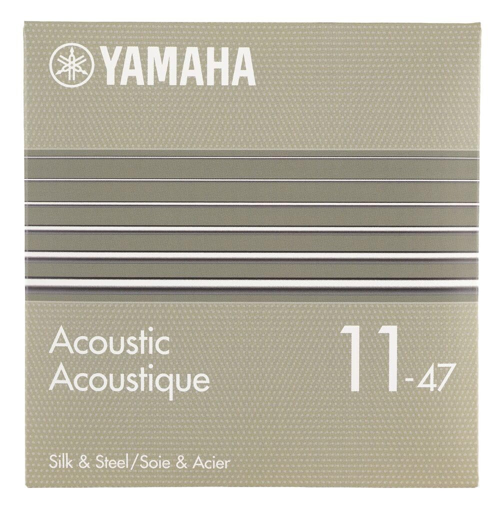 Yamaha GSA11C Yamaha GSA11C Acoustic Guitar Strings Silk Steel Light Gauge 6-String Set Warm Tone Smooth Feel Durable and Long-Lasting Performance