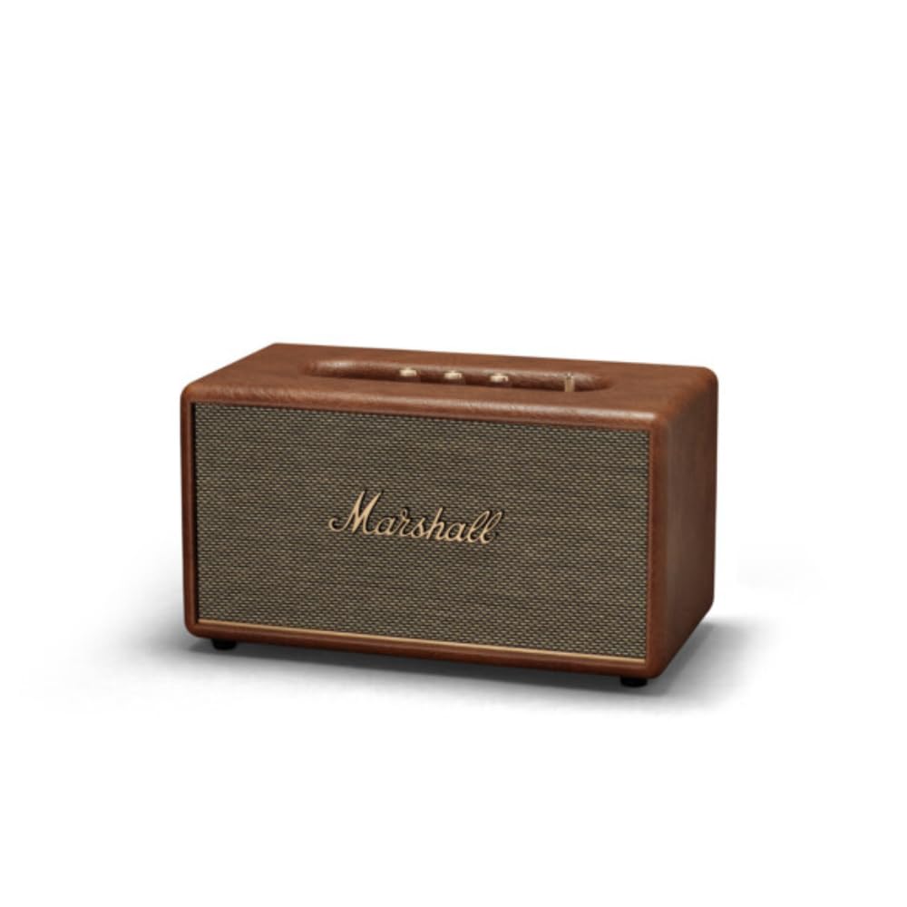 Marshall Stanmore III Wired Connectivity Home Speaker with Bluetooth 52 RCA or 35mm Input - Brown