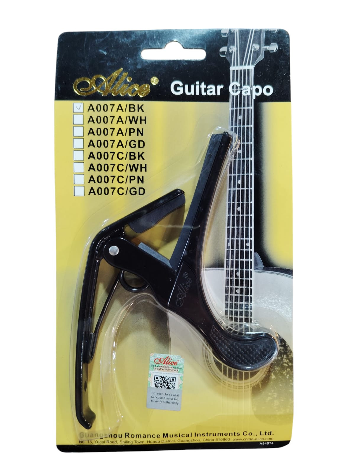 Alice A007A Guitar Capo