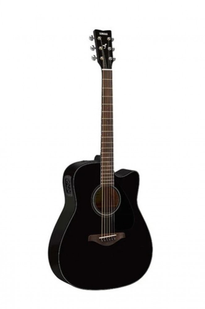 Image of Yamaha FGX800C Cutaway Electro Acoustic Guitar - Black