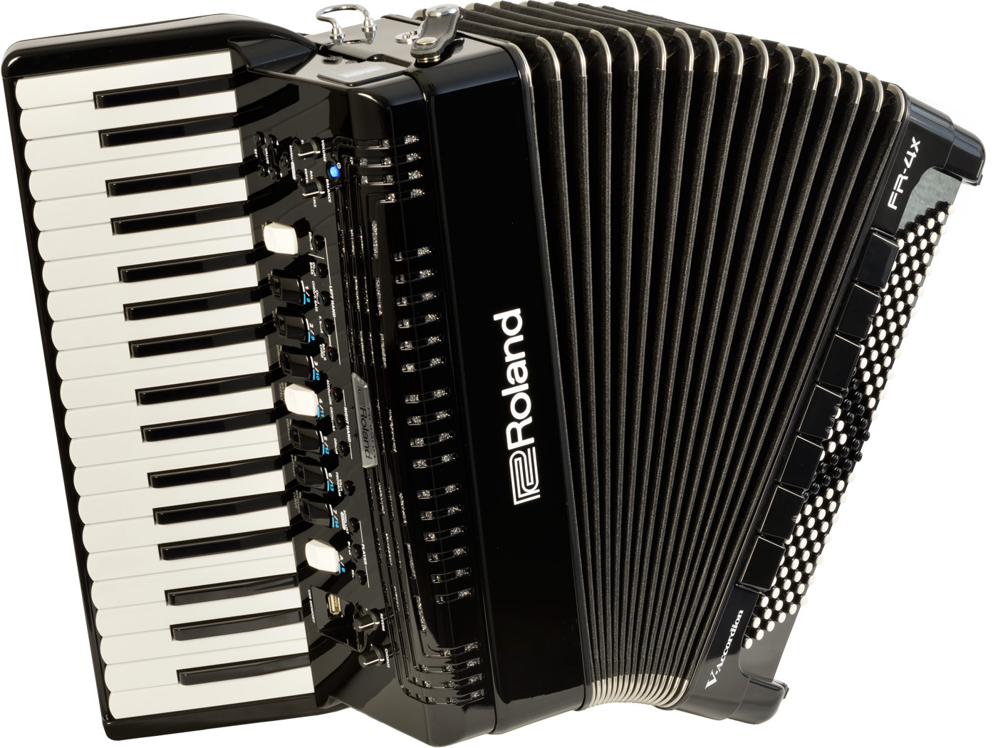 Roland FR-4X BK V-Accordion Black Digital Accordion Piano Keyboard