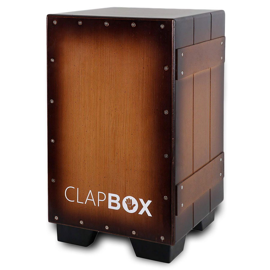 Clapbox Cajon CB45 -Crate Design Birch Wood H50 W30 L30 - 3 Internal Snares Deep Bass tone