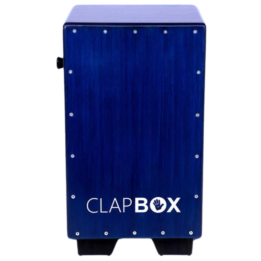 Image of Clapbox CB40 - Blue, Adjustable Snare Cajon,3 Internal Snares